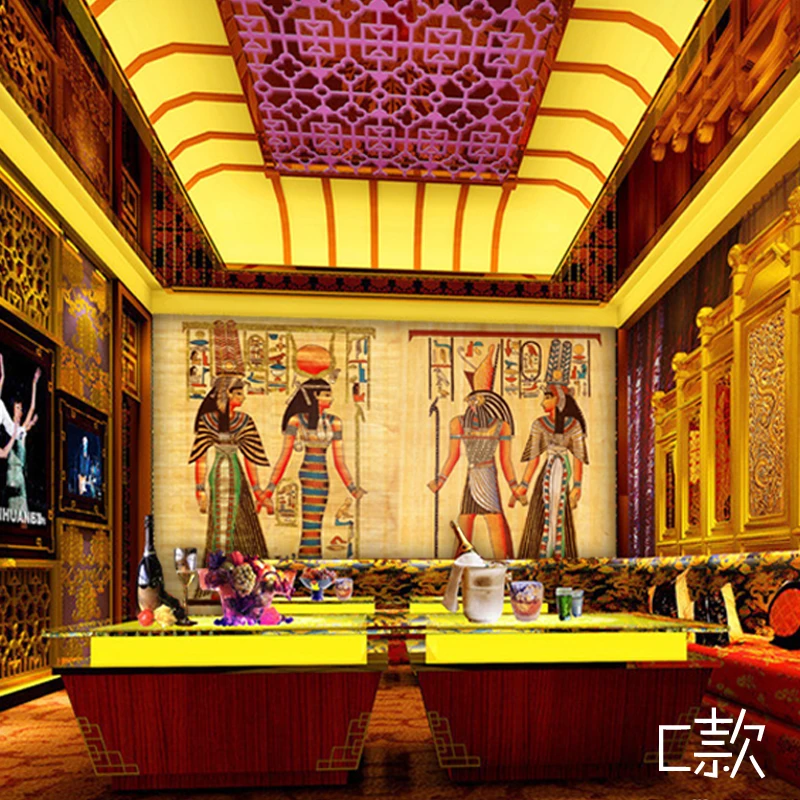 Пользовательские фото обои континентальные 3D древние египетская стенная