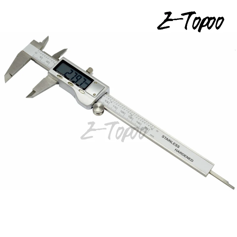 6&quot 0-150mm Large LCD Smooth-gliding Durable Stainless Steel Digital Caliper Electronic vernier caliper Measuring Tool with box |