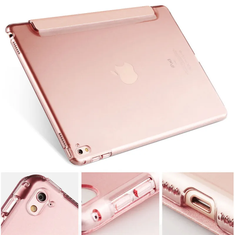 Флип чехол для iPad Pro 12 9 2018 Чехол Мягкий ТПУ складной Фолио Назад Магнитная Smart Case
