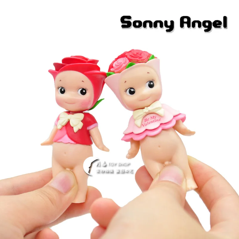 6 шт./партия Kewpie кукла-сыночек фигуры ангелов игрушка милая пара Роза серия Sonny Angel фигурка кукла из ПВХ игрушки