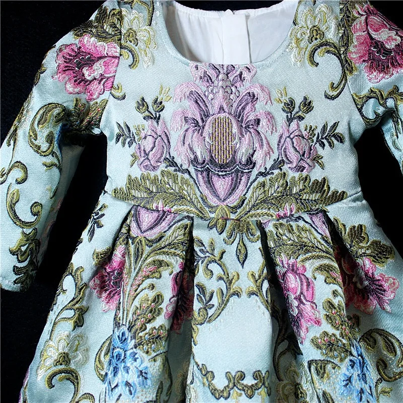 Платья для мамы и дочки Элегантное Вечерние дворец изготовленное по