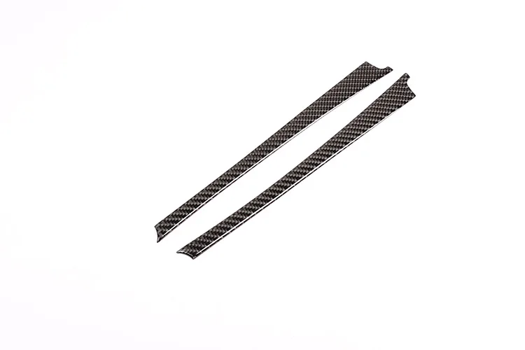2 шт. Реальные углеродного волокна для Mercedes Benz C Class W204 C180 C200 C260 2007-2013 автомобиля Шестерни Цельнокройное сбоку декоративные наклейки Запчасти