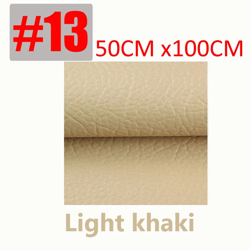 NO.13-50X100cm Экологически чистые самоклеющиеся кожные нашивки из искусственной кожи самоклеющиеся Скидки Большой из искусственной кожи патч ремонт диван с липкой - Цвет: NO.13-50X100cm