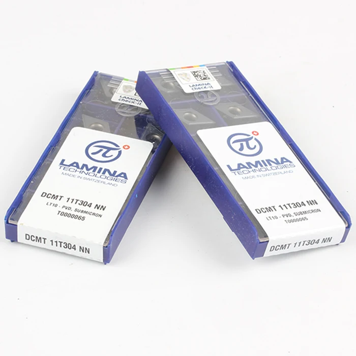 Оригинальные высококачественные Высокопроизводительные LAMINA DCMT 11T304 NN LT10(10 шт./лот) вольфрамовые карбидные режущие инструменты вставки