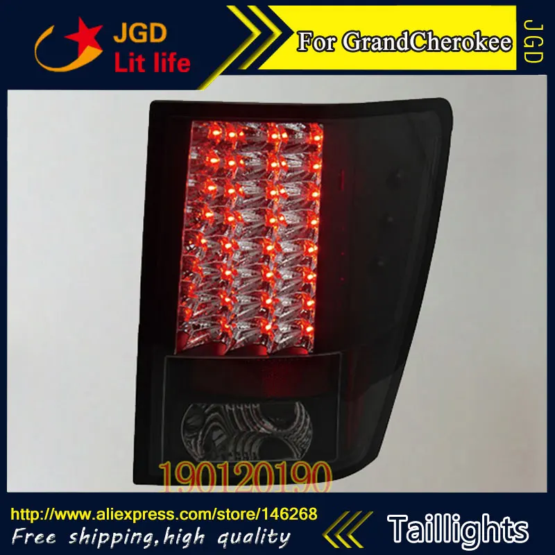 Задние фонари для Jeep Grand Cherokee 2005-2010 светодиодный задний фонарь задний багажник крышка лампы drl+ сигнал+ тормоз+ реверс