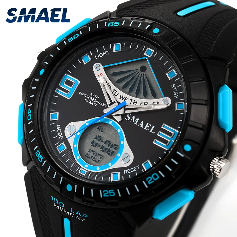 Мужские наручные спортивные часы водонепроницаемые до 30 метров WS1315|wristwatch