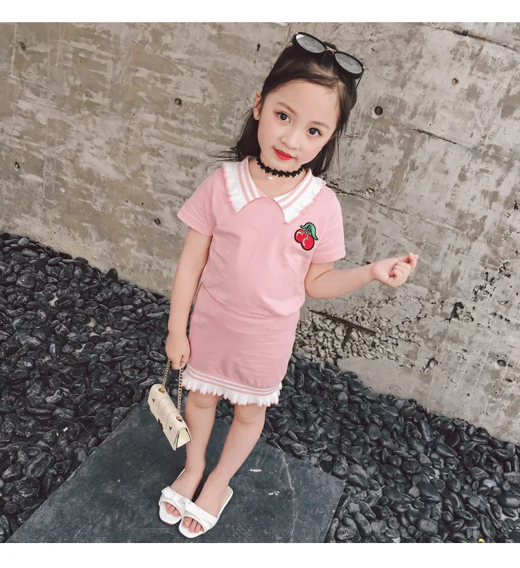 Костюм для девочек из двух предметов летняя Новинка 2018|Комплекты одежды девочек|