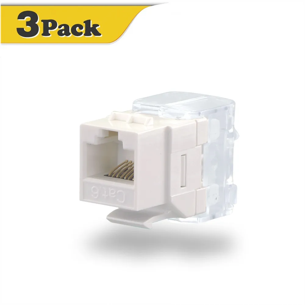 Cat6 RJ45 сплиттер адаптер Keystone LAN разъем Ethernet сетевой соединитель удлинитель модуль