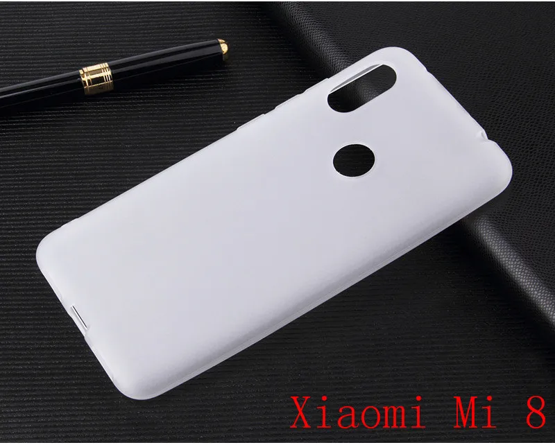 Роскошный Ультратонкий силиконовый чехол Xiaomi Mi 8 SE матовый мягкий из ТПУ для