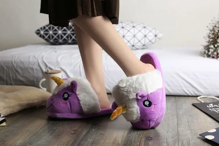 FeiYiTu/милые парные хлопковые тапочки; большие тапочки с желтой уткой; домашние тапочки; зимняя теплая обувь; Zapatillas