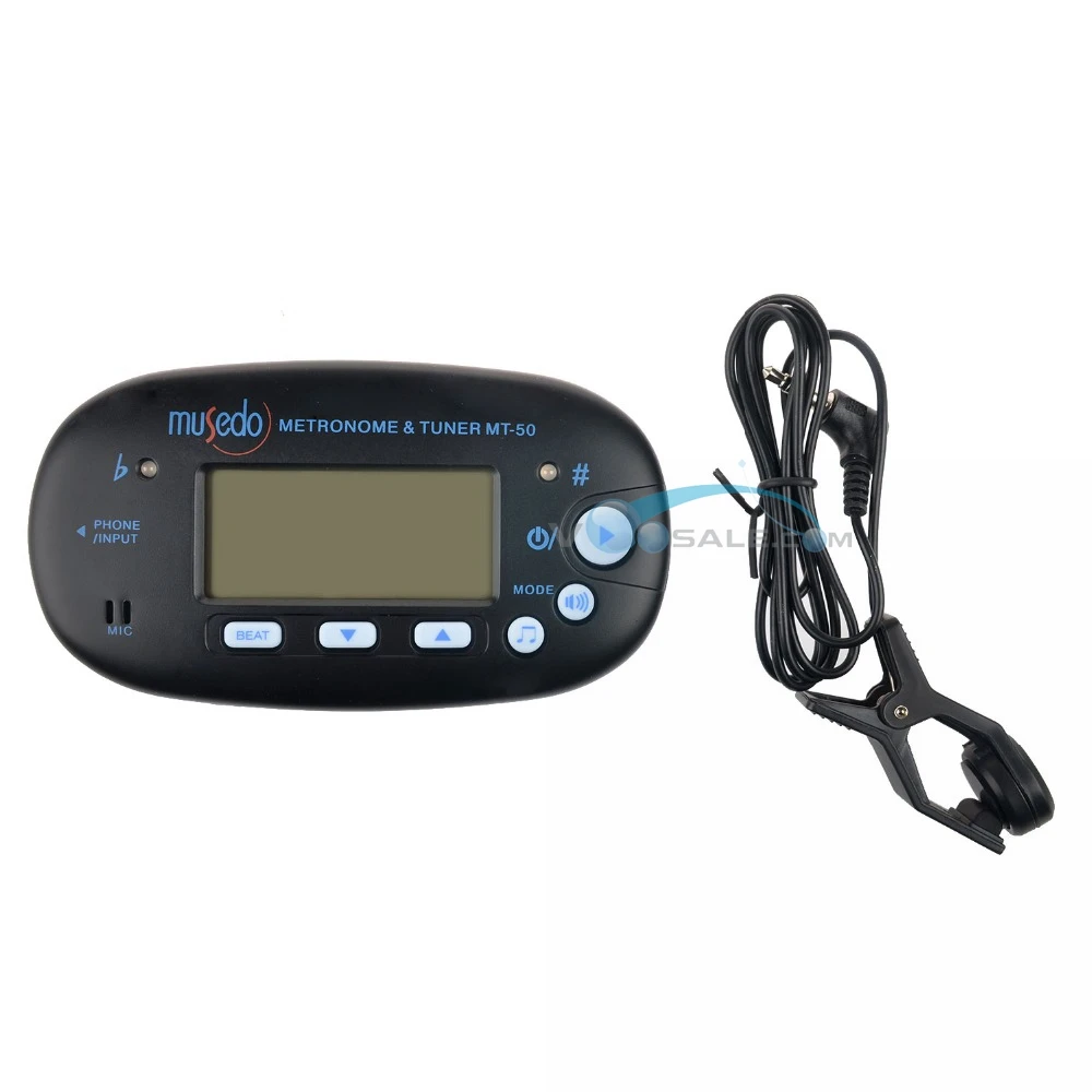 Musedo MT-50 Tuner-Metronome-Tone Generator for Saxophone / Flute Wind with LCD Guitar Accessories Tuner | Спорт и развлечения