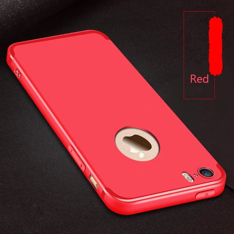 VOVTA Встроенный чехол для iphone 5 5s se Силиконовый противоударный ТПУ 6 6S 7 8 PLUS s