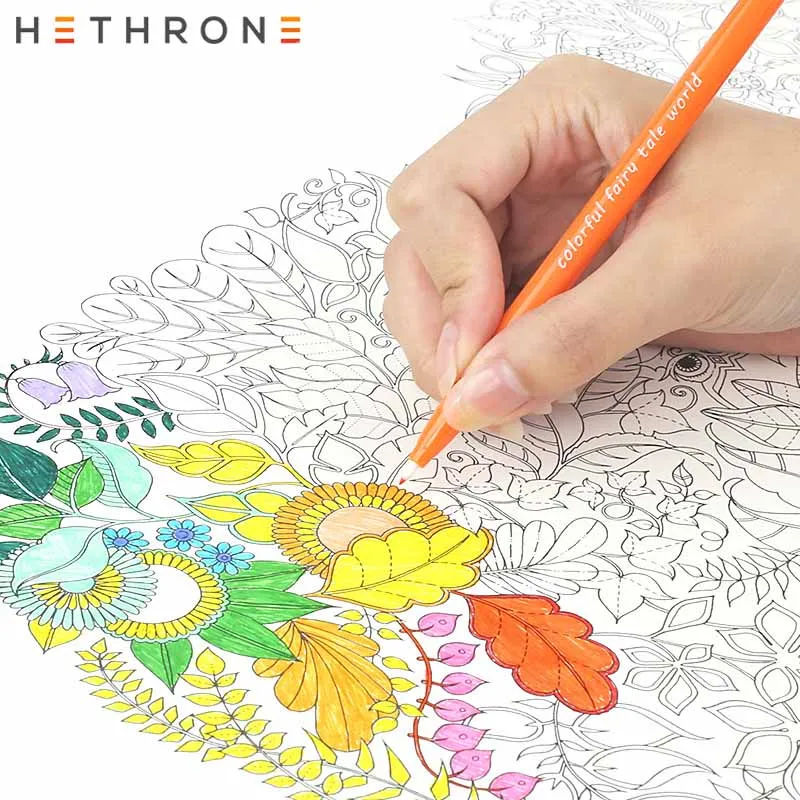 Hethrone 1 шт. 0,5 мм Корейская граффити ручка на водной основе ручка Fineliner Art Mark ручка Акварельная ручка для рисования волоконная ручка