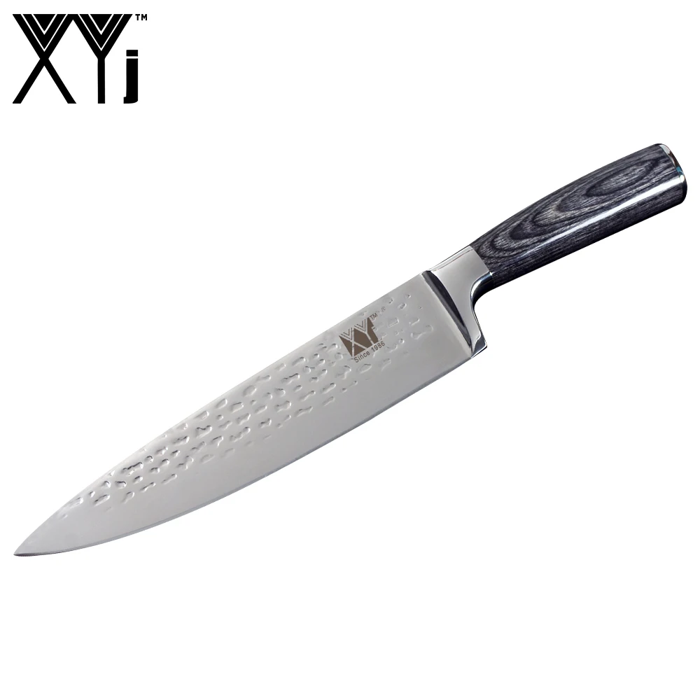 XYj 8 дюймов 7Cr17 нож шеф повара из нержавеющей стали кухонный для приготовления