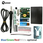 QUICKO STC T12 светодиодсветодиодный цифровая паяльная станция, наборы сделай сам, корпус из АБС-пластика, новый контроллер, используется для рукоятки HAKKO T12, Вибровыключатель