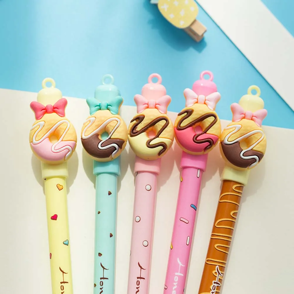

1Pcs Donuts Erasable Pen Kawaii Gel Pens School & Office Supplies