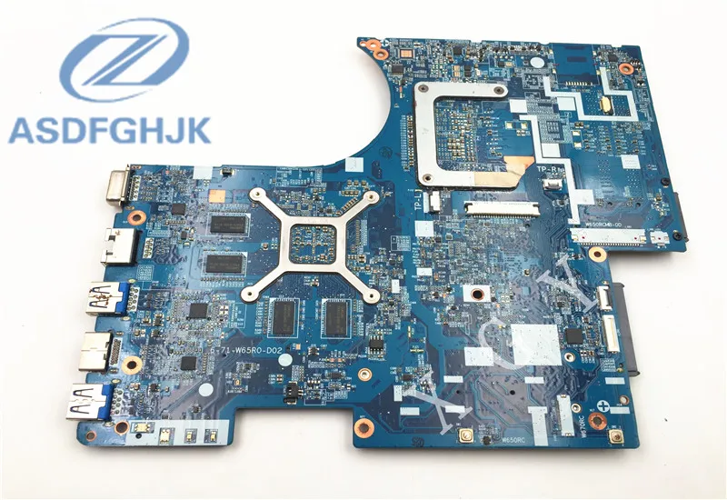 Материнская плата для ноутбука 6 71 W65R0 D02 Hasee Raytheon clevo W650RC материнская 77 W650RC00 3D DDR3L 100%
