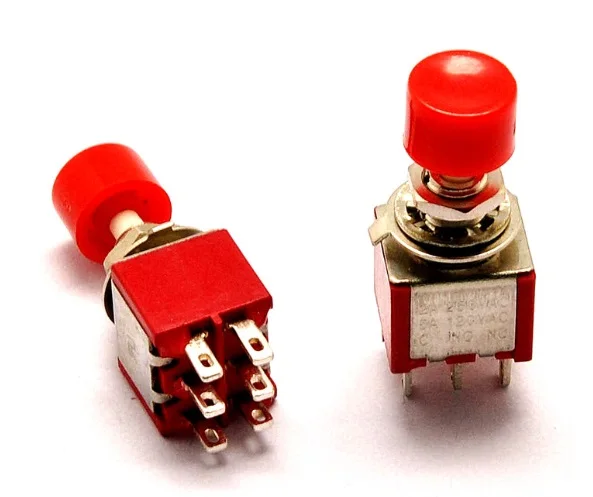 

6MM ON-ON 6Pins Momentary Toggle Switch Pushbutton Switches PS-202 DS-622