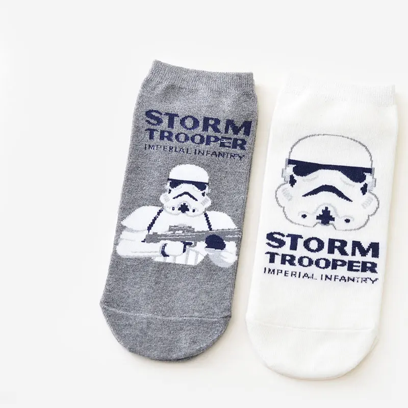 Модные Для мужчин носки Западной Стиль мультфильм аниме Звездные войны