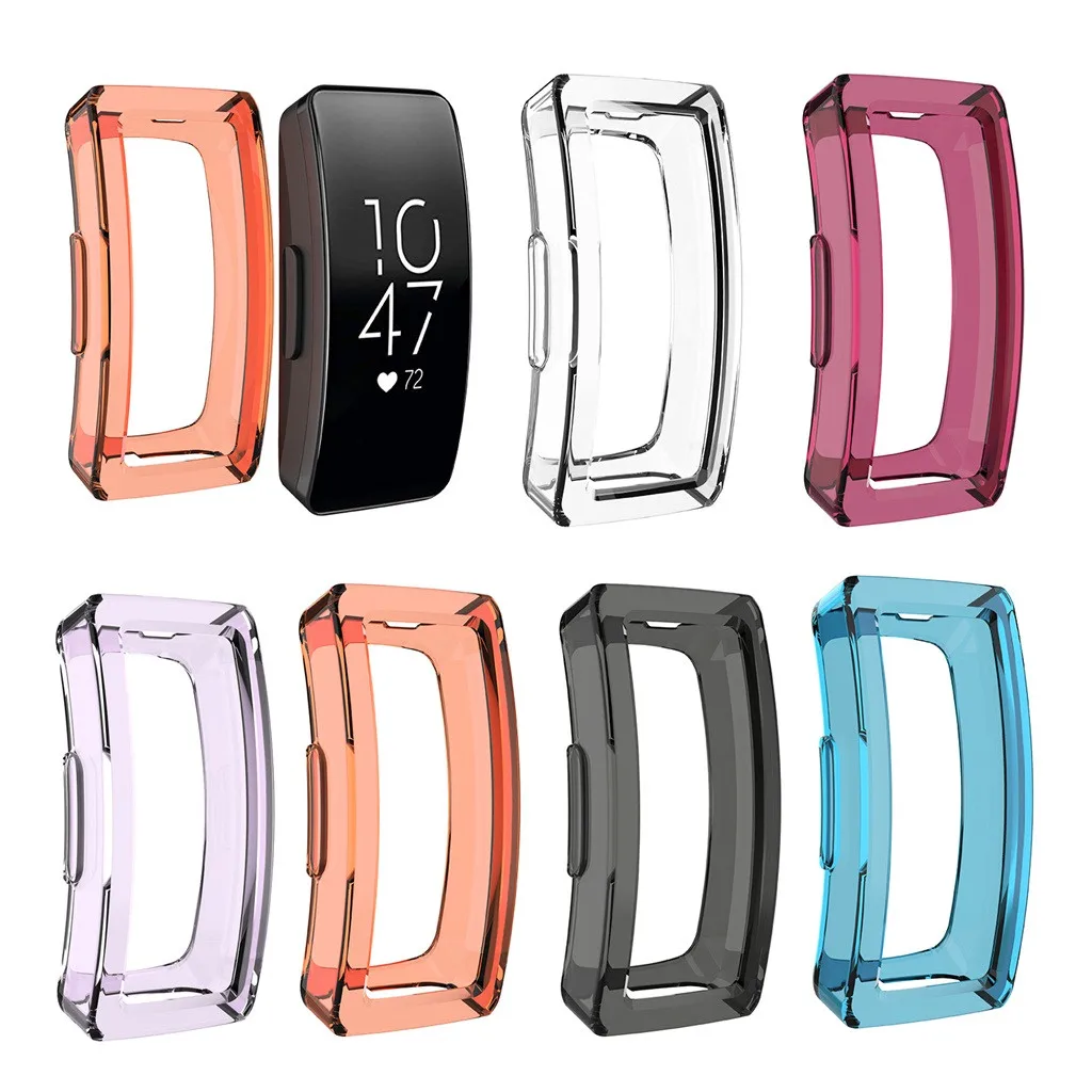 Прозрачный защитный чехол из ТПУ для часов Fitbit Inspire/Inspire HR Watachband Спортивные товары