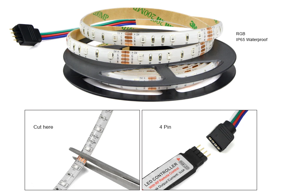 5 В USB Мощный светодиодный светильник 2835 SMD RGB кухонная лампа 1 м 2 м 3 м 4 м 5 м лампа лента для ТВ фона шкаф декоративный светильник ing