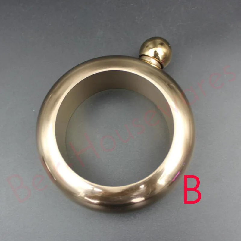 flask bracelet b Браслет фляга Колбочка-браслет браслеты для женщин розовое золото черный хип колбы виски мини колба для алкоголя - Цвет: flask bracelet b
