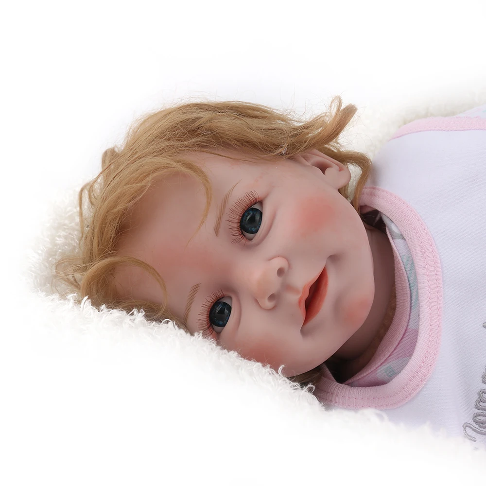NPKDOLL 22 дюйма 55 см силиконовые куклы для новорожденных ручная работа реалистичные