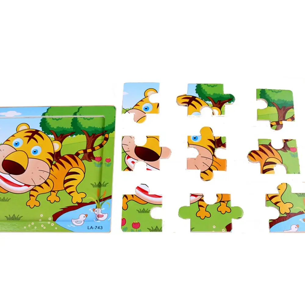 24 стиля обучающие игрушки для детей мультяшная деревянная головоломка доска