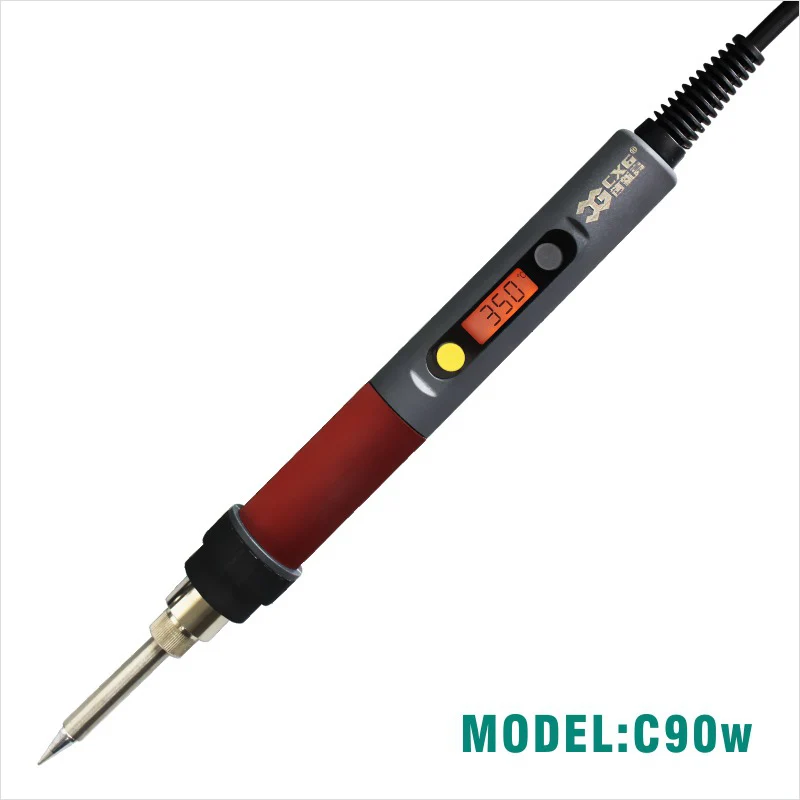 Электрический паяльник CXG EU/US/AU/UK 220 В/110 В C60W/C90W/C110W с ЖК-дисплеем с регулируемой температурой и цифровым дисплеем