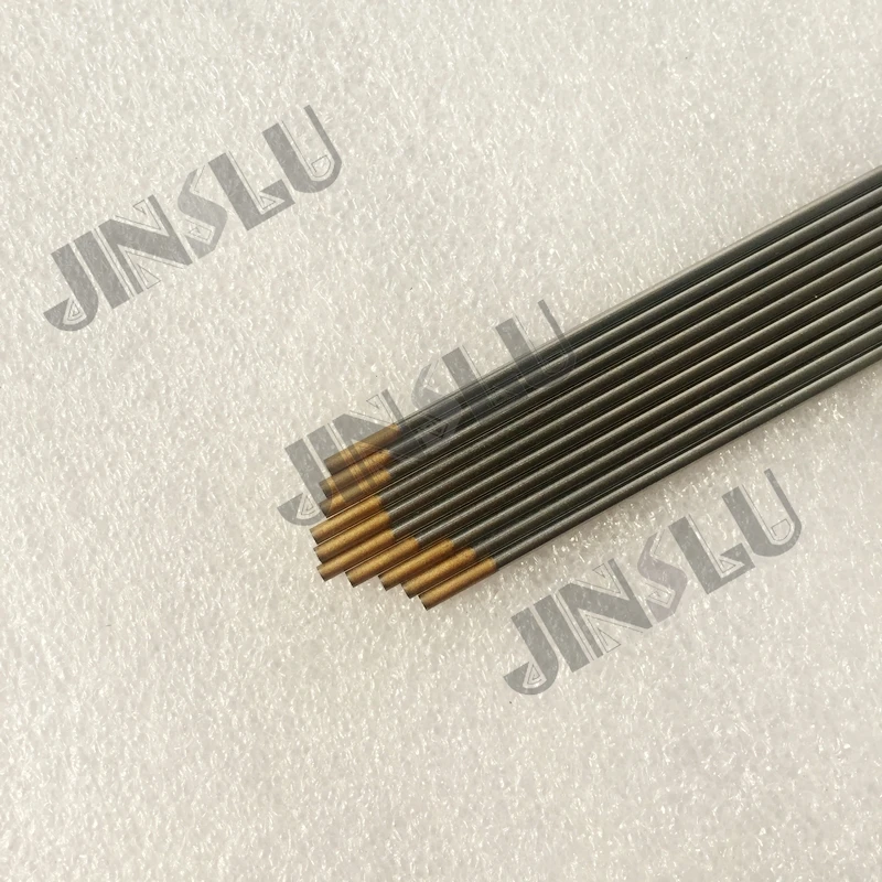 Free shipping TIG Lanthanated tungsten electrode Golden head 2.0mm*150mm 2/25