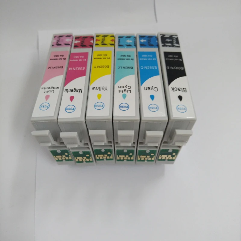 Картридж Einkshop1Set T0821N 82N для Epson R270 R290 R295 R390 RX590 RX610 RX615 T50 T59 TX650 TX800 TX710W/TX650 T1281|ink cartridge for
