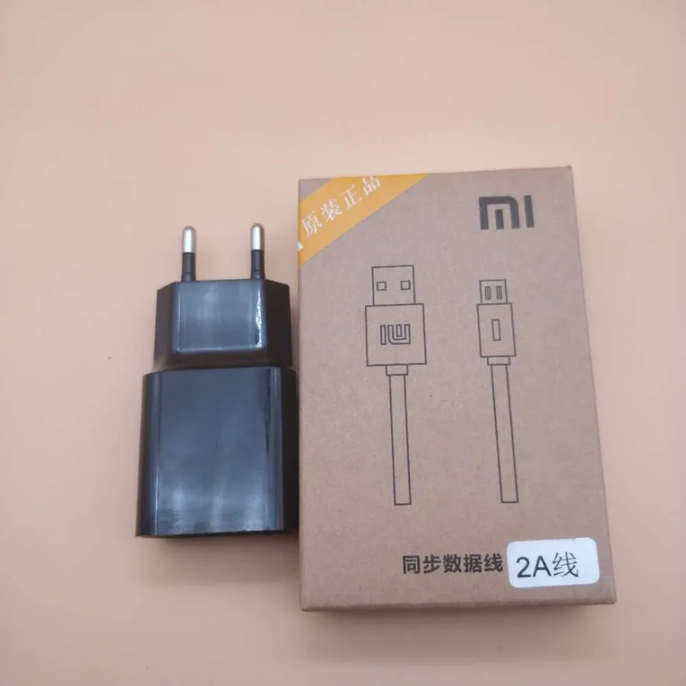 Оригинальный 5 В/2A ЕС xiaomi зарядное устройство адаптер зарядки micro usb кабель для