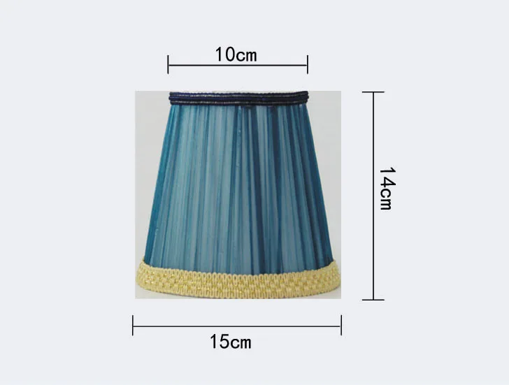 Синие Абажуры для освещения настенные абажуры сделай сам диаметр 15 см E14|lamp shades