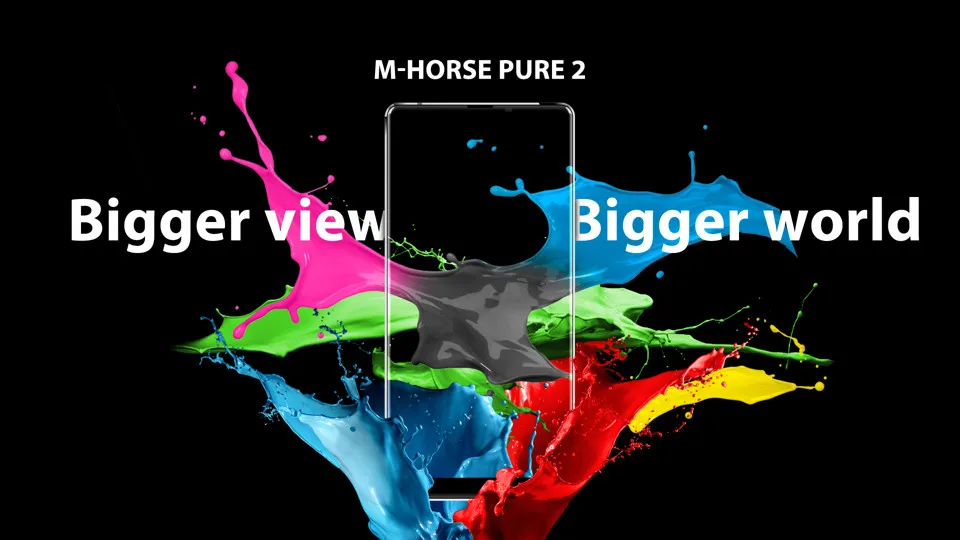 M-HORSE PURE 2, 5,99 дюймов, 18:9, полный дисплей, мобильный телефон MT6750, четыре ядра, 4 Гб+ 64 ГБ, 13 МП+ 2 МП, сканер отпечатков пальцев, смартфон на Android