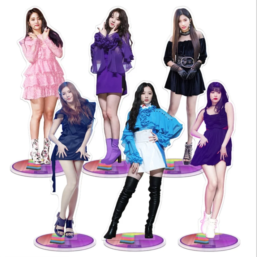Kpop GIDLE Members стоячий экшн-стол Декор Минни Юки акриловая фигура кукла веер подарок