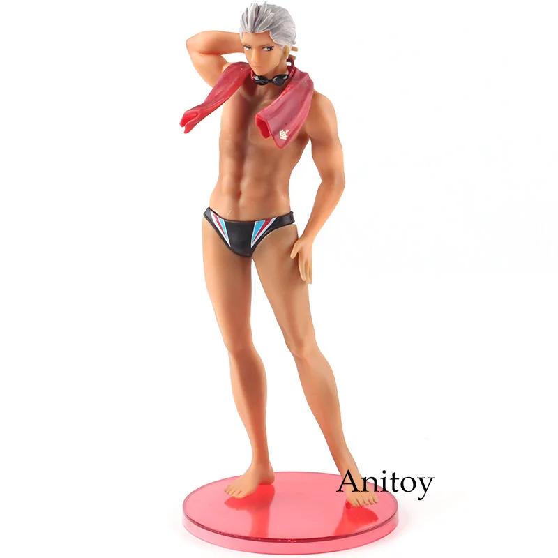 in bag Fate/EXTELLA No Name Emiya Shirou Gilgamesh Mumei Black Swimmer Ver. 1/8 Масштаб ПВХ фигурка Коллекционная модель игрушки 22,5 см - Цвет: in bag