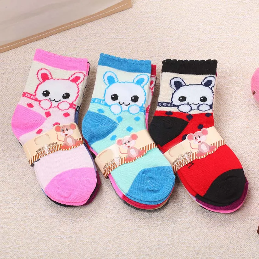 5 пар/партия носки для девочек Calcetines Mujer модные забавные рождественские с