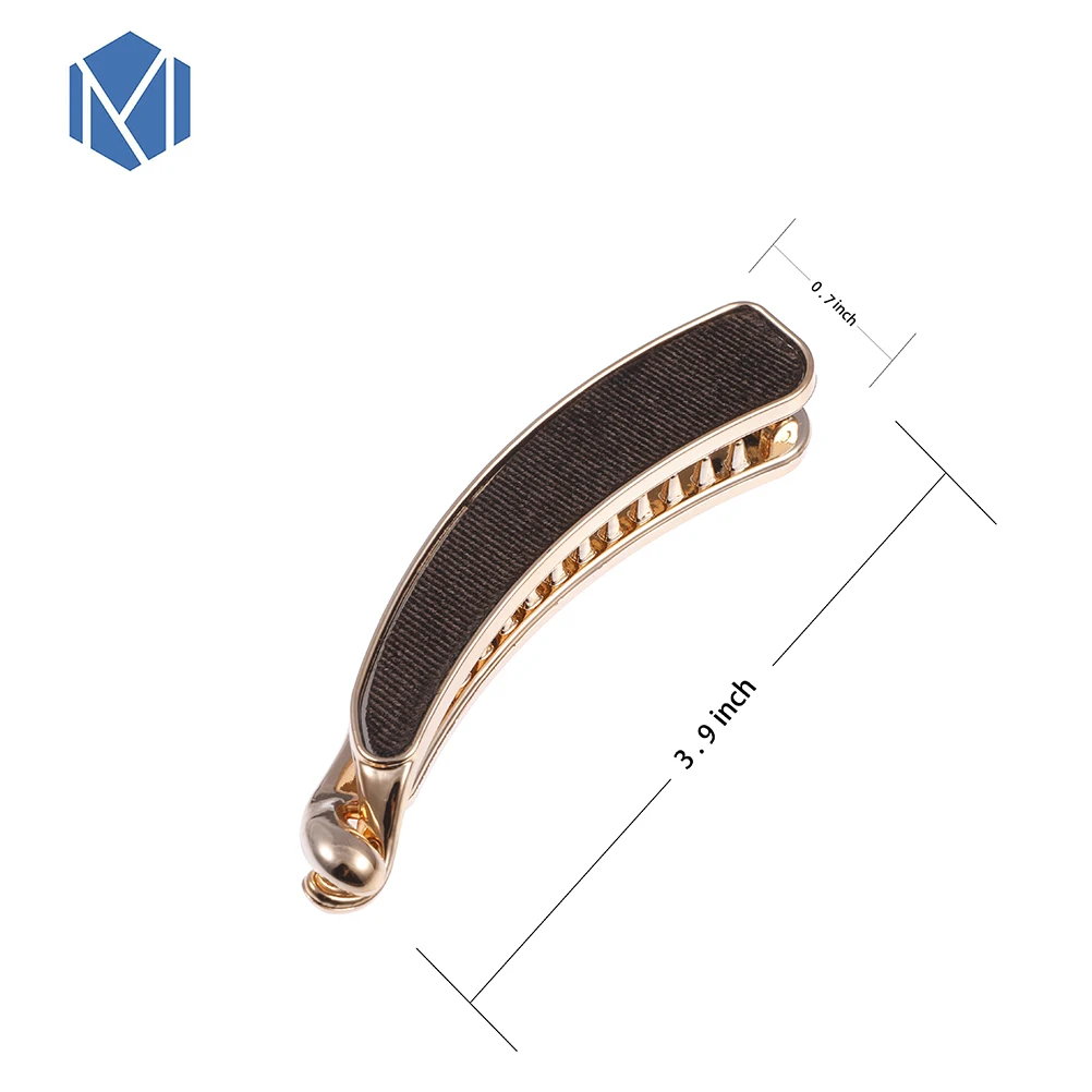 M MISM 1PC Сплошной Тканевый Шпильки Девушка Банановые Заколки Клип Корейский Стиль для Элегантной Женщины с Зубами Аксессуары Для Волос На.