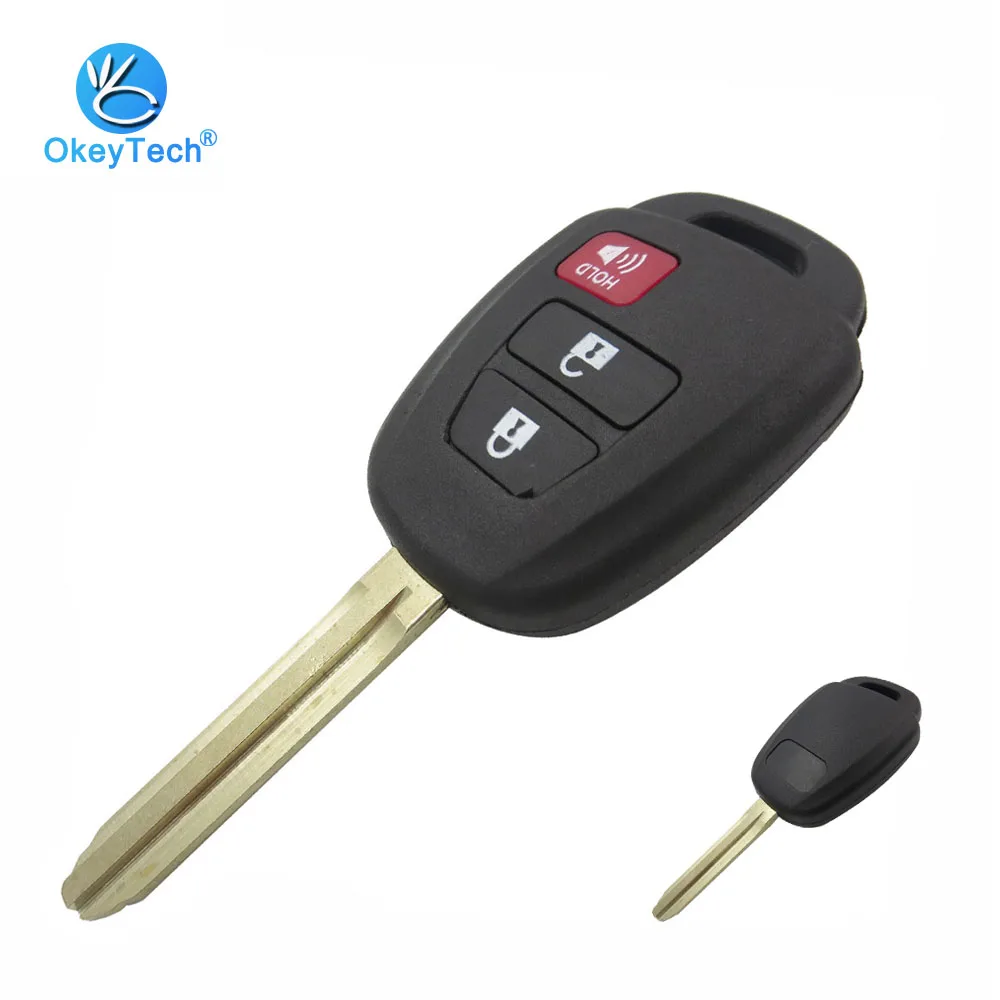 OkeyTech 3 кнопочный Сменный Чехол для автомобильного ключа чехол автомобильный