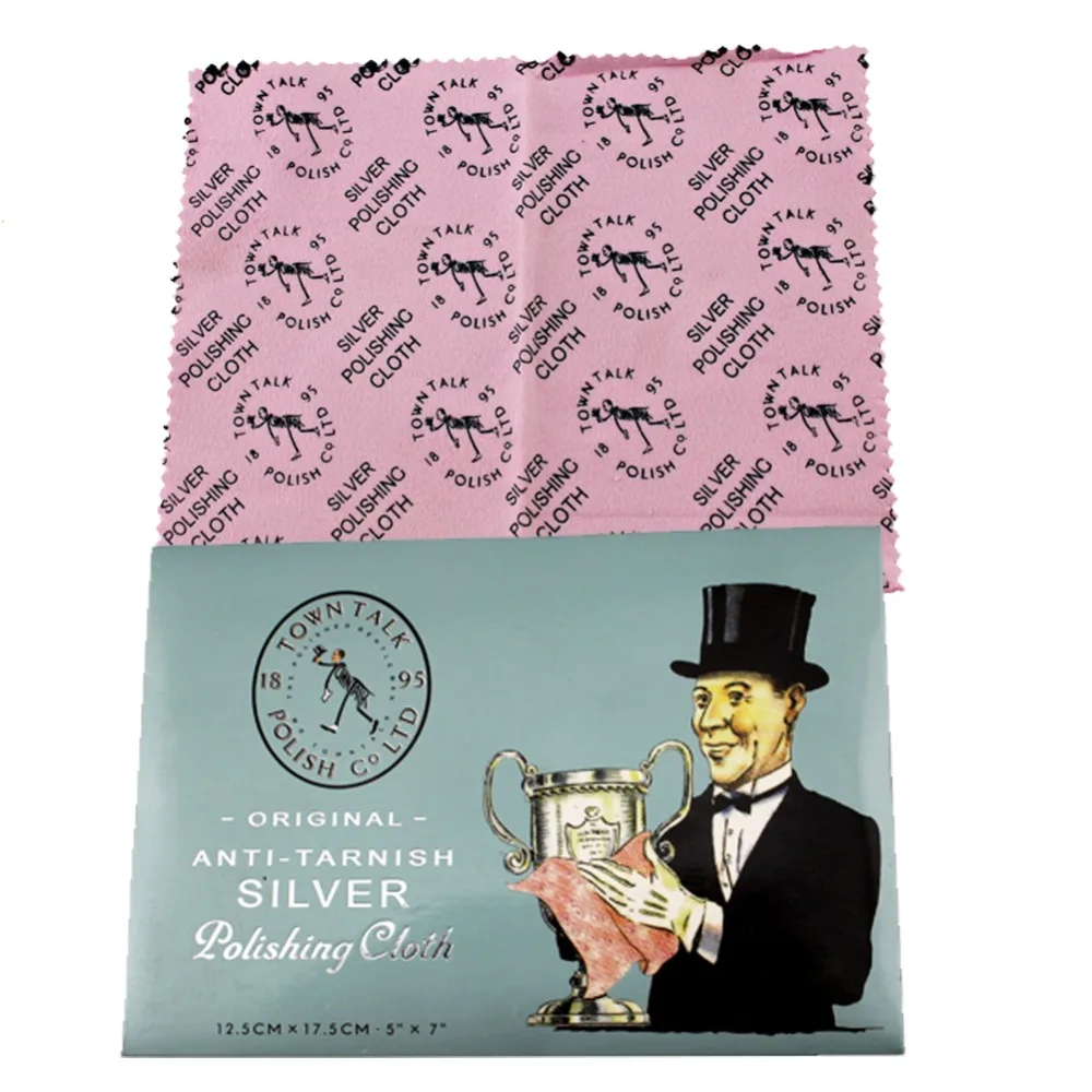 Детская тканевая коробка для чистки ювелирных изделий 1 ломтик упаковка 5 штук в