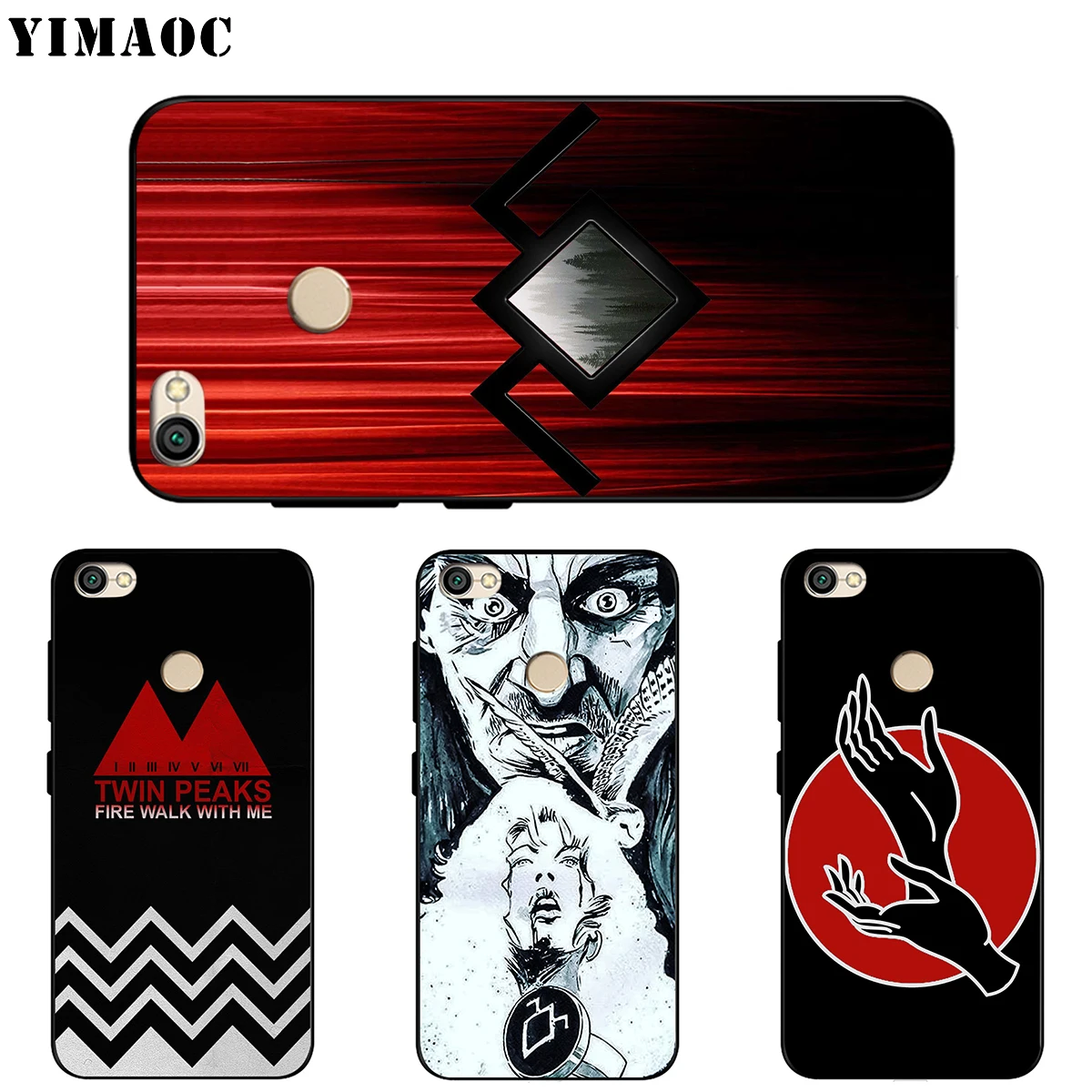 Силиконовый чехол YIMAOC Twin Peaks Fire Walk with Me для Xiaomi Redmi Note 4 4x 4a 5 5a 6 8 Pro Prime Plus | Мобильные