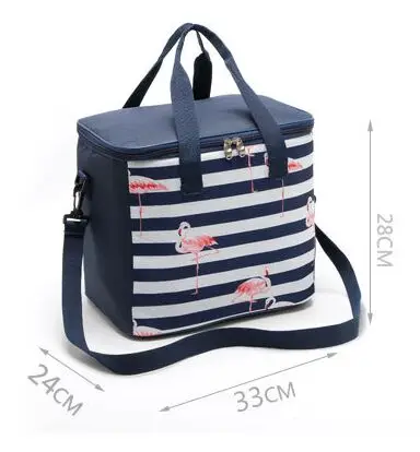 Новая мода 8L/14L/20L/21L/24L сумка-холодильник из ткани Оксфорд транспортное средство изоляция сумка на плечо лед пакет тепловой изолированный термо крутая сумка - Цвет: 20L