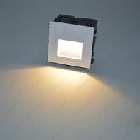 3w led outdoor wall sconces waterproof light fixture stair step stage recessed downlight lamp junction box