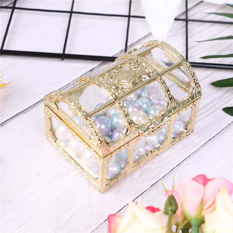 

Wedding Favors Gold Candy Sweet Box Candy Box Case Chocolate Gift Birthday Party Wedding Decor Jewelry Packaging Bead Storage
