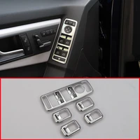 carbon fiber door handle window lift switch button frame trim for mercedes benz abceclamlglglkgla class w204 accessories