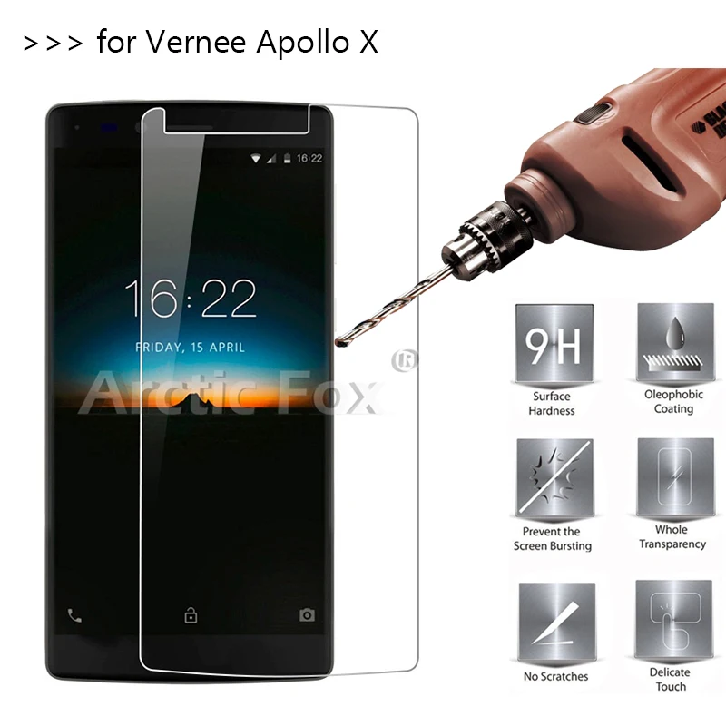 10 шт./лот Премиум закаленное Стекло для Vernee Apollo X Экран протектор Закаленное