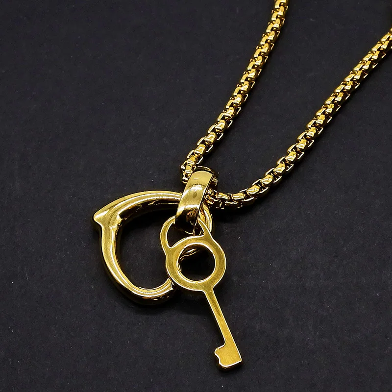 Женский комплект украшений AMUMIU из колье с подвеской и замком серьги чокер цвета