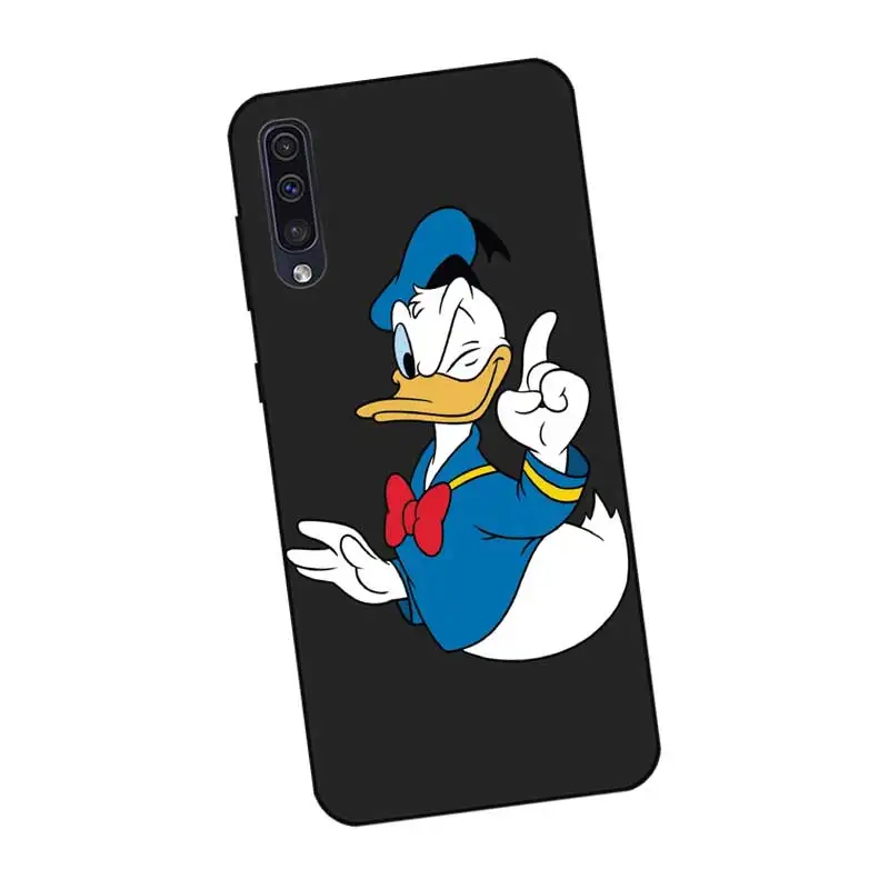 P046 Дональд Дак уникальный черный силиконовый чехол для samsung Galaxy A6 A7 A8 A9 A10 A30 A40 A50 A60