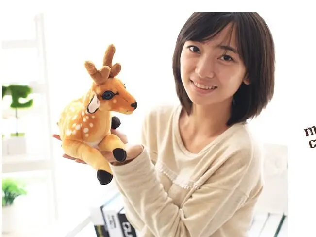 

about 30cm sika deer plush toy doll gift w1174