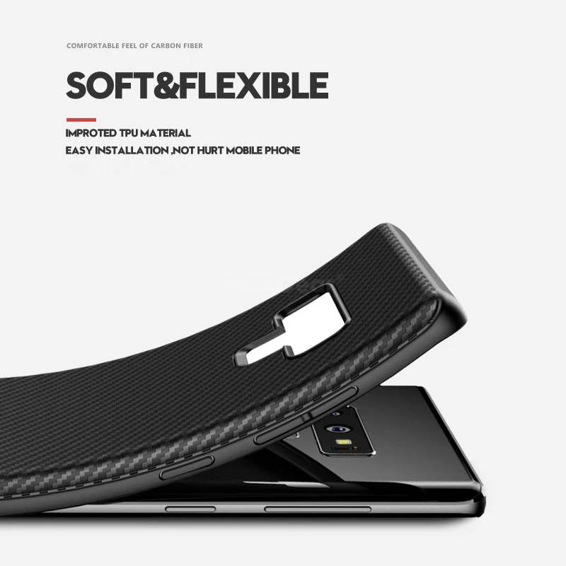 Чехол MaxGear для Samsung Note 8 9 роскошный Ультратонкий силиконовый мягкий ТПУ чехол из
